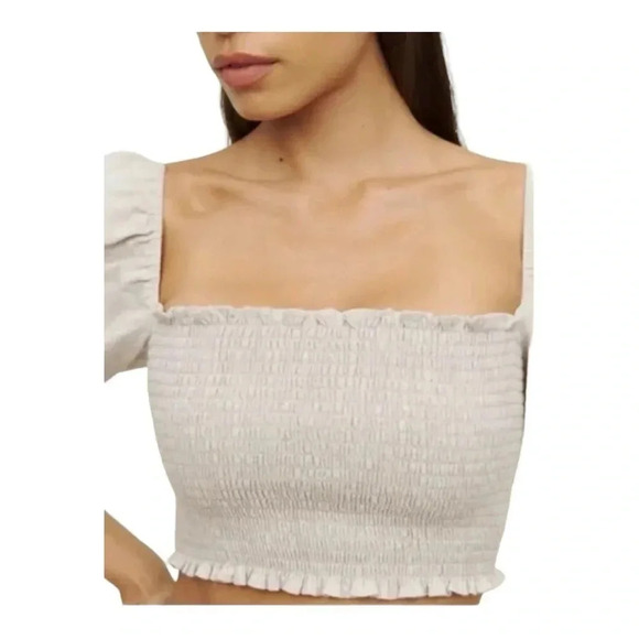 Reformation Scarlett Linen 2 Piece Set - Picture 2 of 12